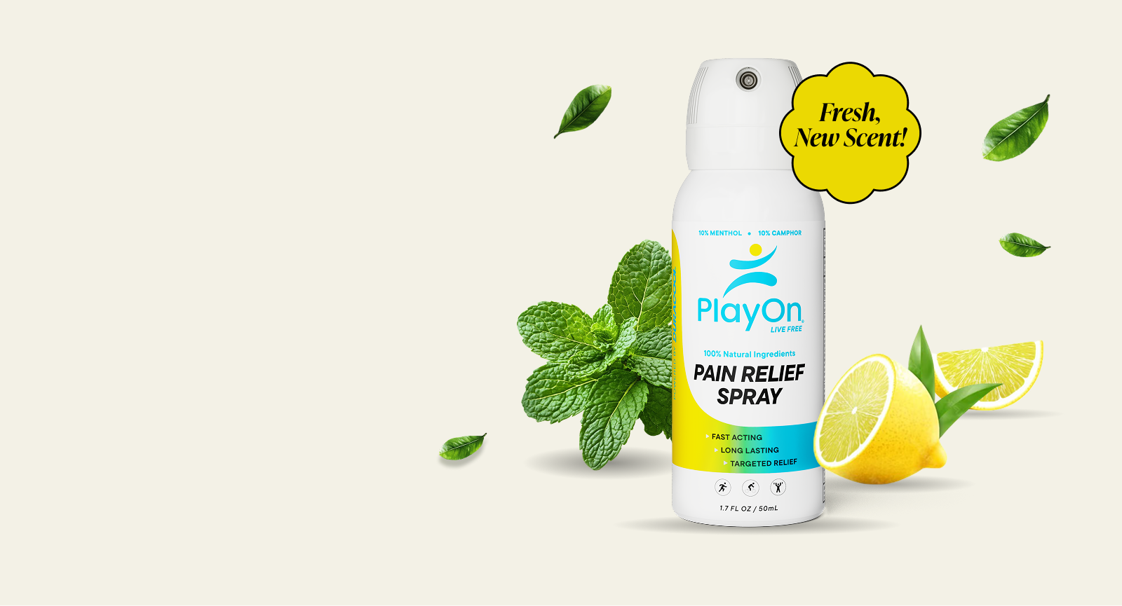 Over 70% of active adults experience recurring muscle or joint pain. PlayOn’s DuraCool® technology delivers fast-acting, sweat-resistant relief—so you can train harder, move better, and Live Free.