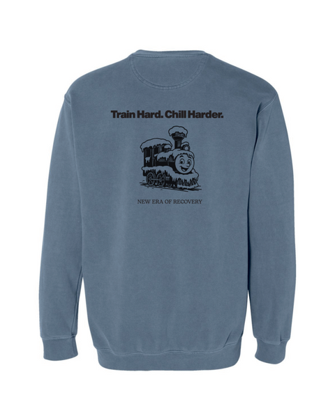 Train Hard. Chill Hard. Vintage Crewneck Sweatshirt