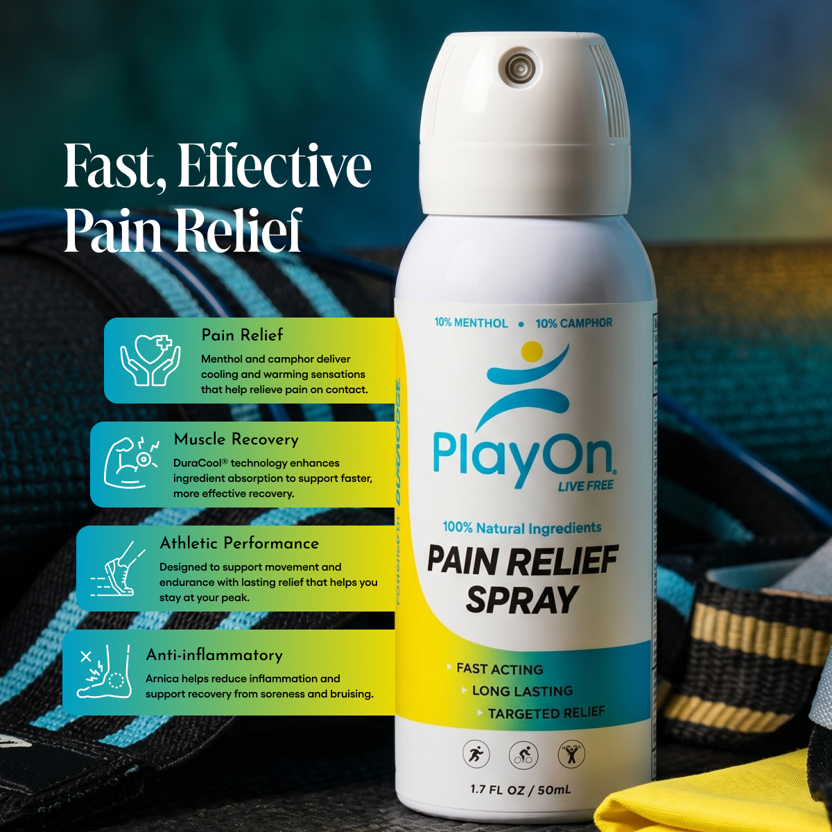 PlayOn Pain Relief Spray