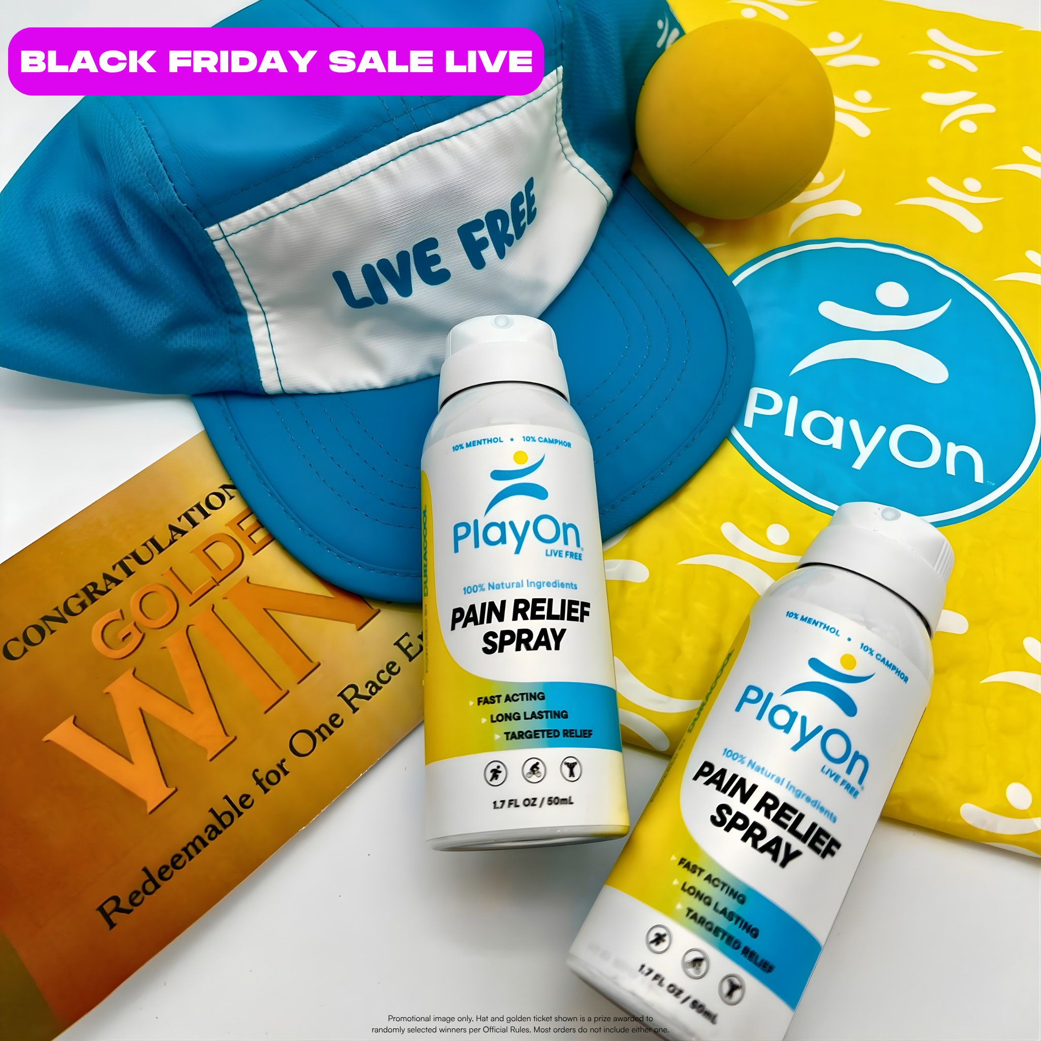 PlayOn Pain Relief Spray